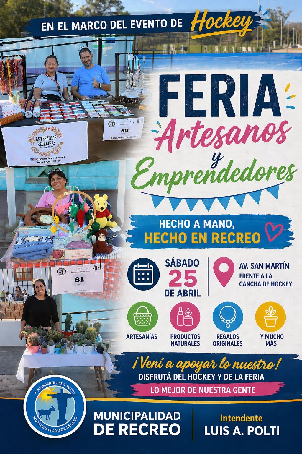 FERIA DE ARTESANOS Y EMPRENDEDORES